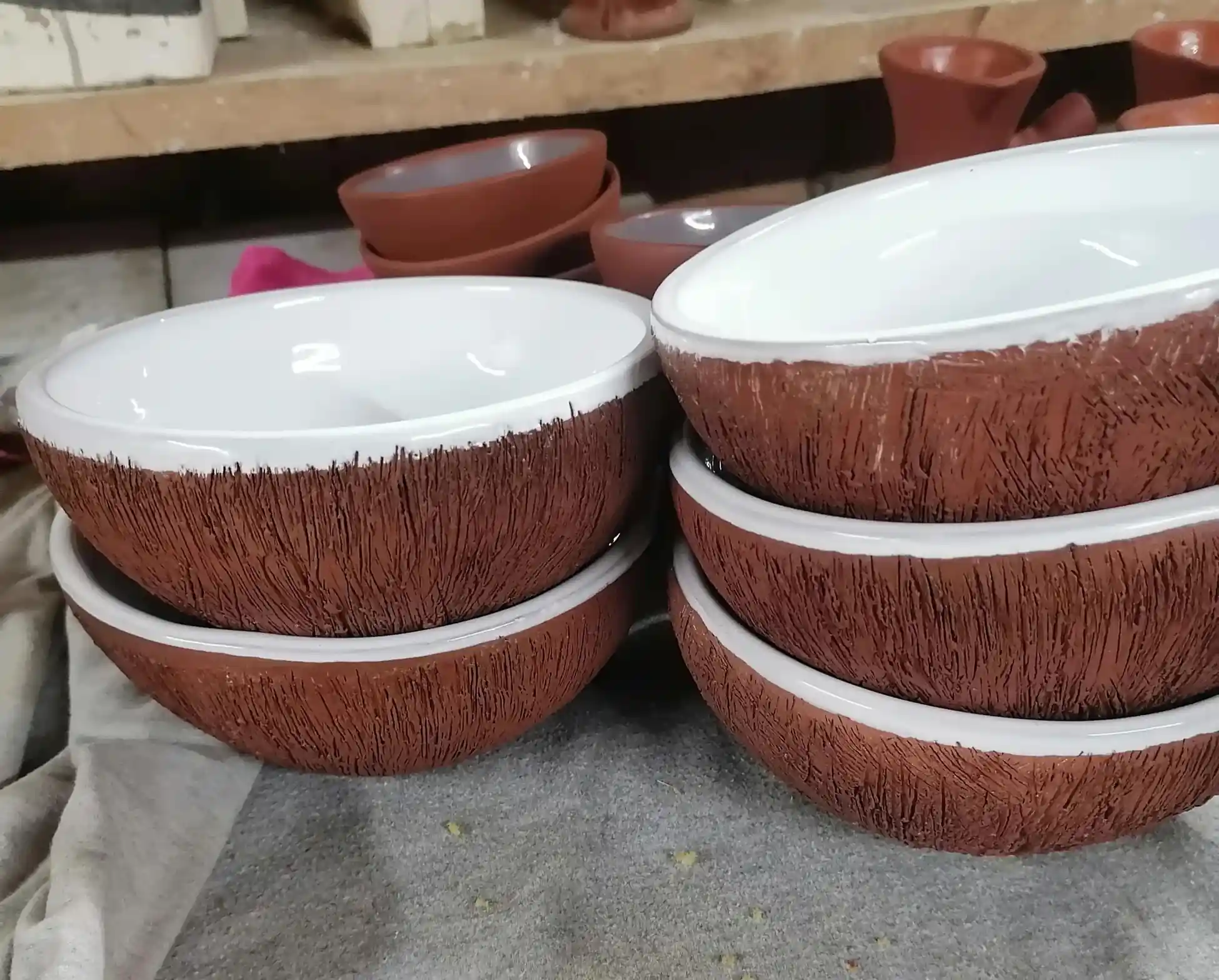 Керамическая миска "Кокос"