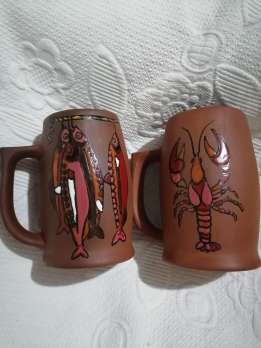 Керамическая пивная кружка