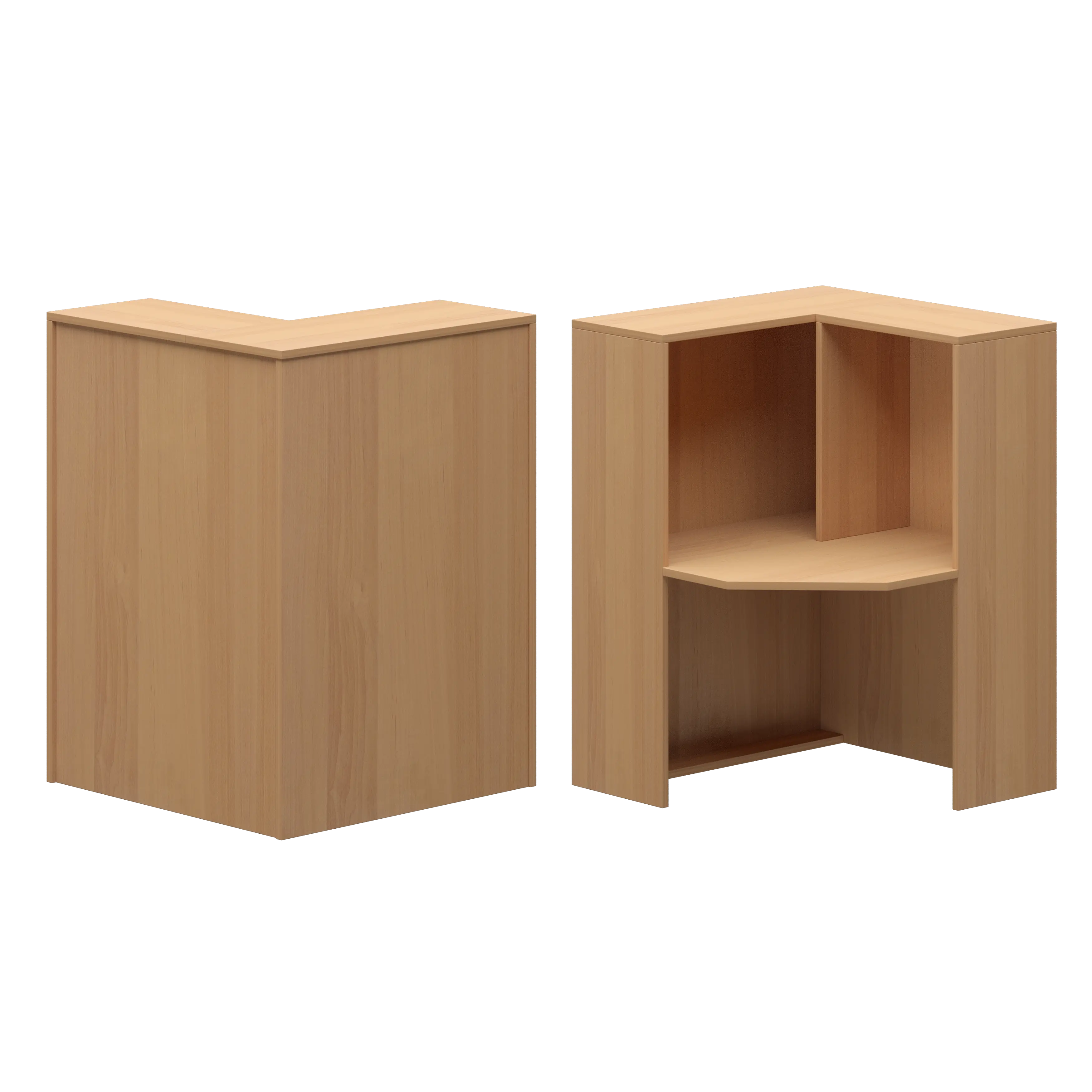 Стойка угловая правая Ресепшн А-556 Ольха