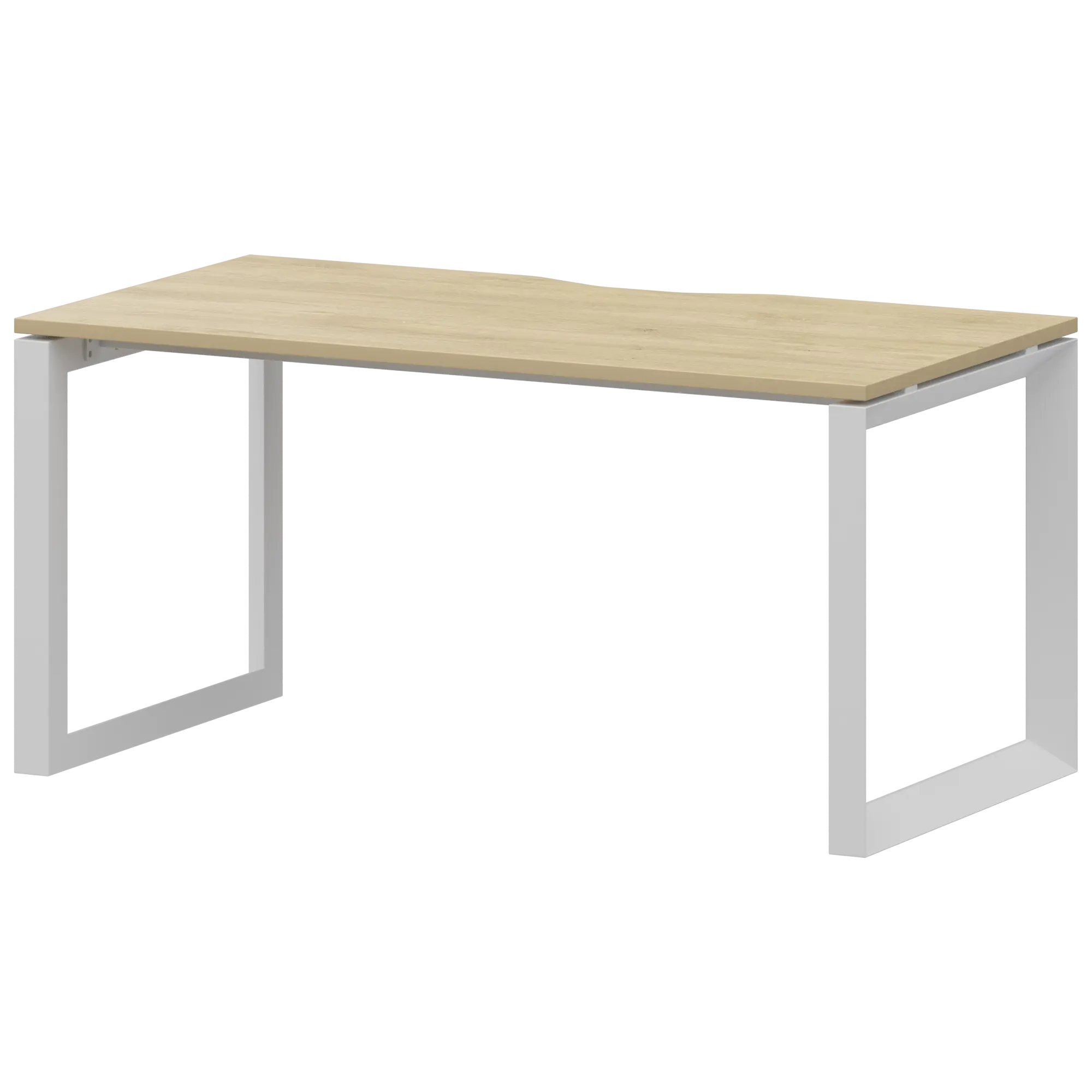 Стол на металлокаркасе Аргентум-МП НТМП.О-140 Баттл Рок/Белый