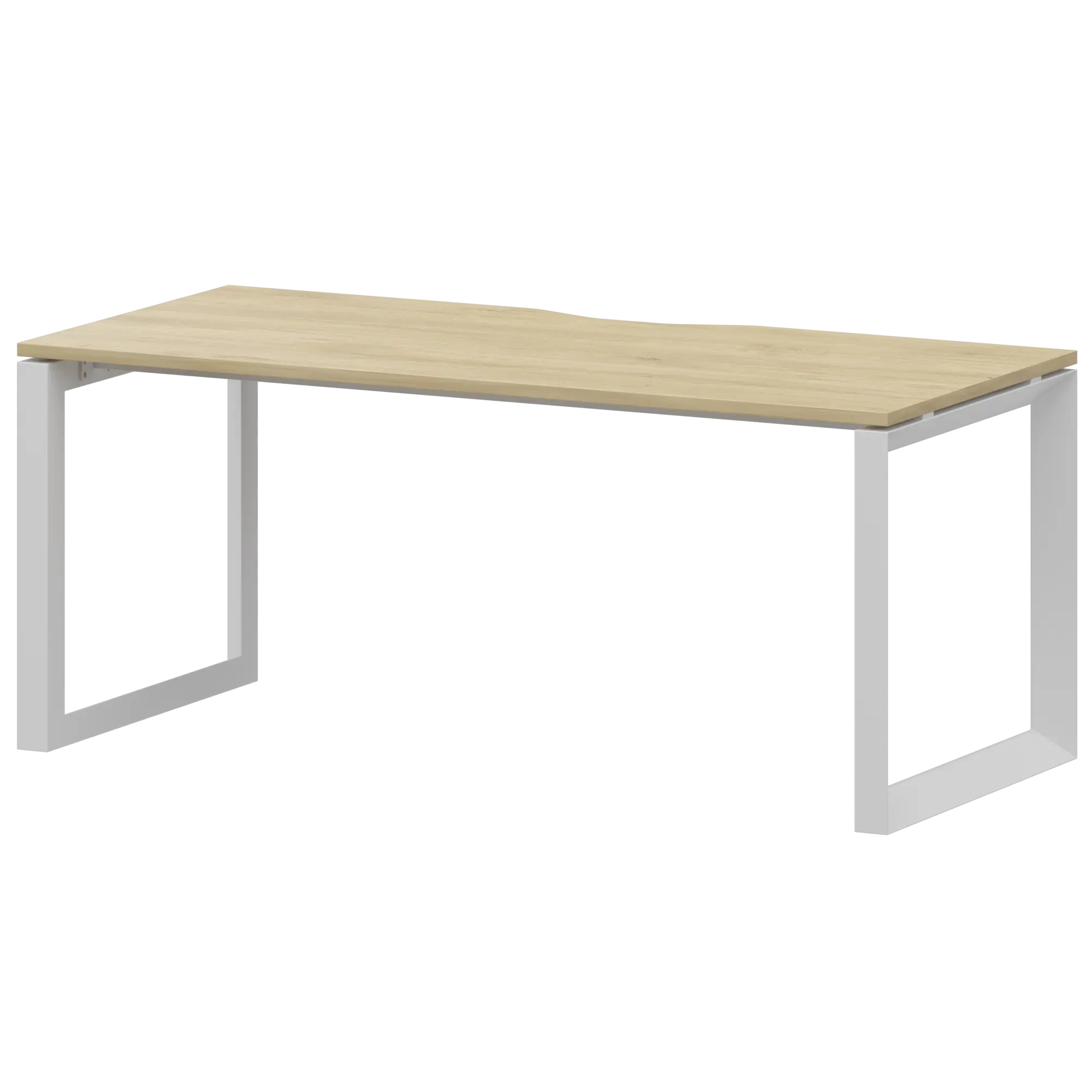 Стол на металлокаркасе Аргентум-МП НТМП.О-160 Баттл Рок/Белый