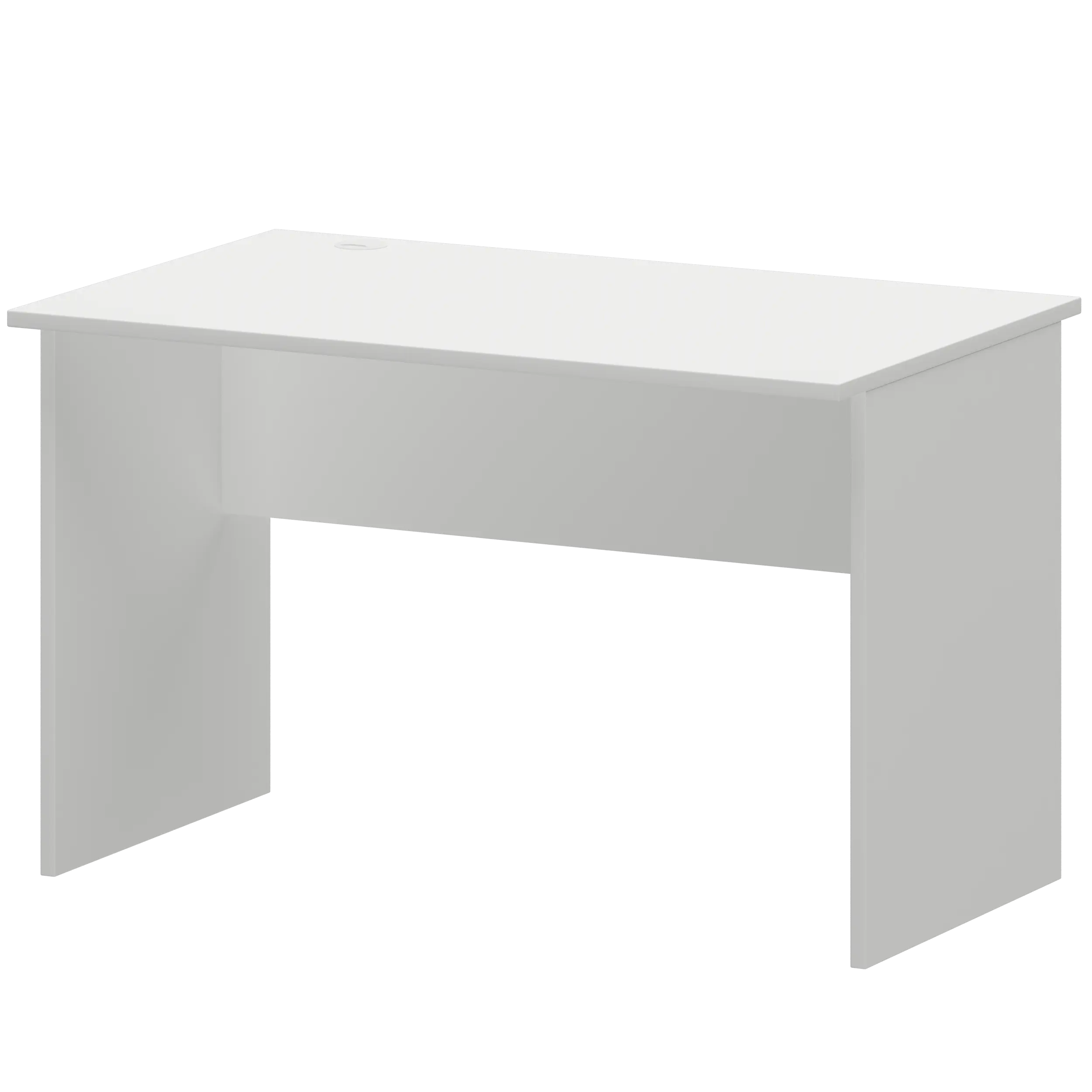 Стол с кабель каналом слева Арго А-002.К.ЛВ Белый
