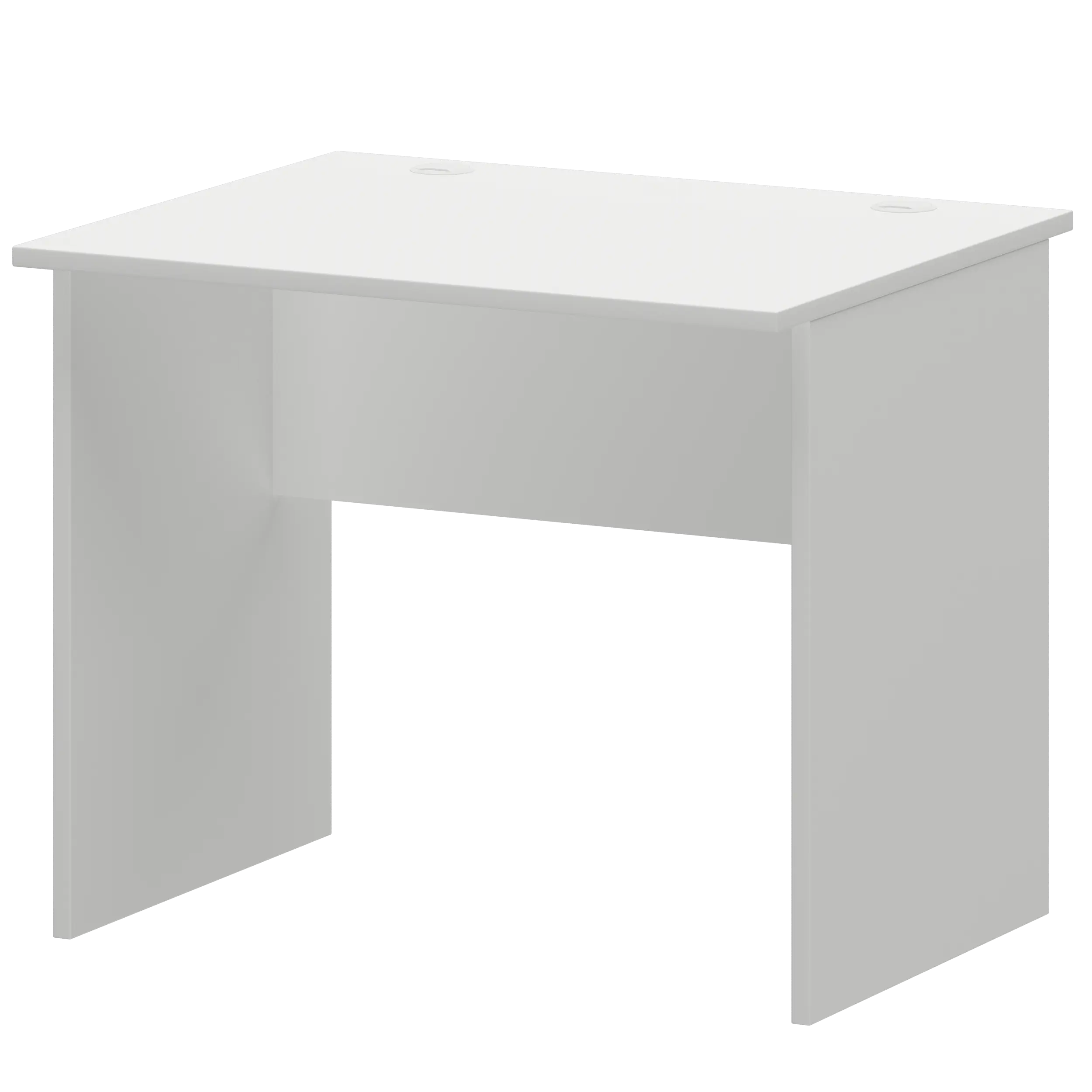 Стол с левым и правым кабель каналом Арго А-001.К Белый