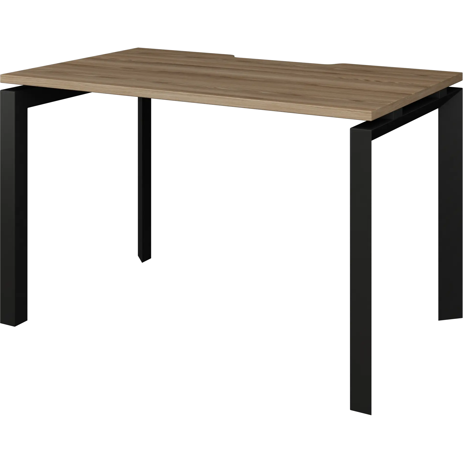 Стол на металлокаркасе Аргентум-МП НТМП.П-120 Дуб сафари/Антрацит