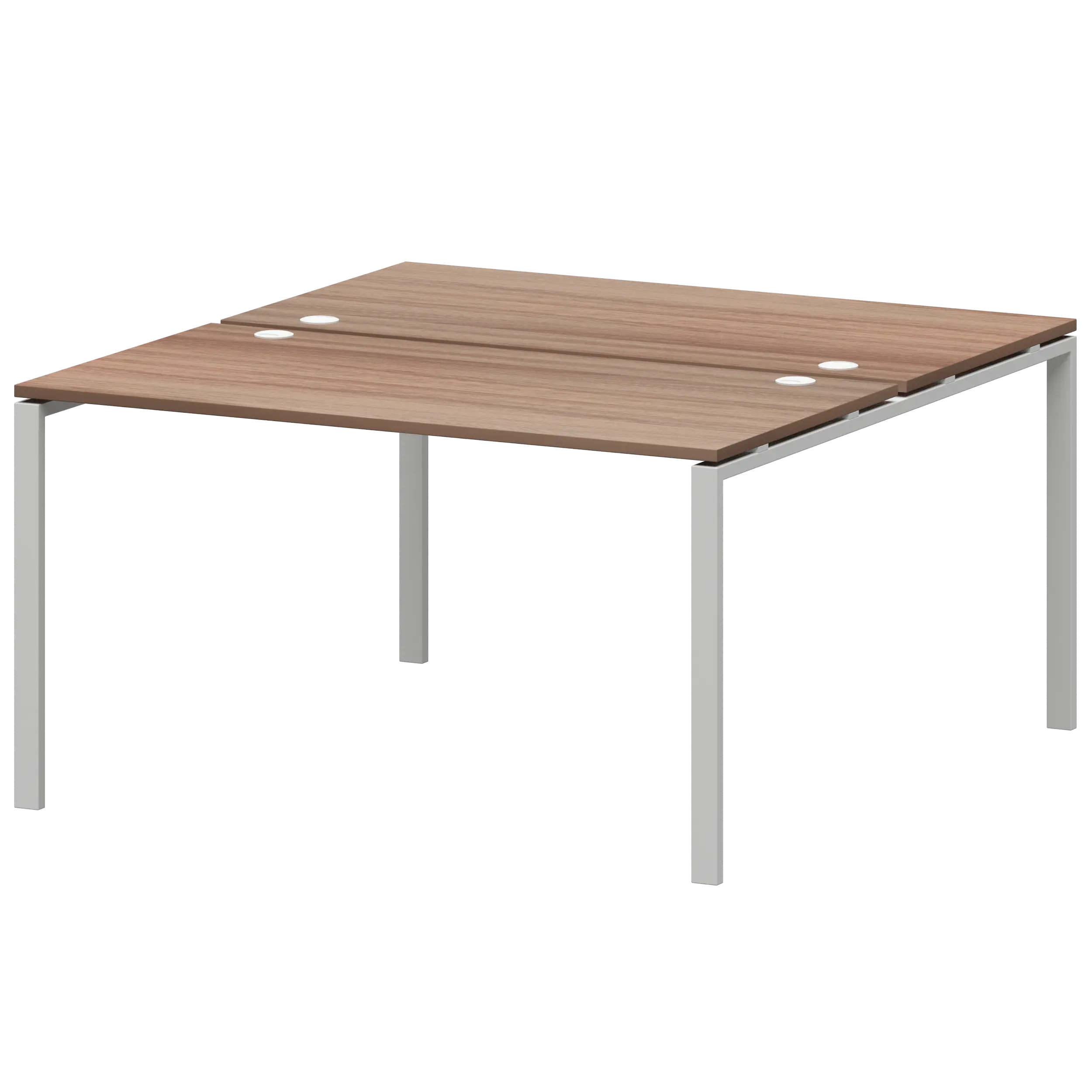 Бенч двойной на 2 рабочих места Арго-М АМБ-004.60 Темный шимо/Белый