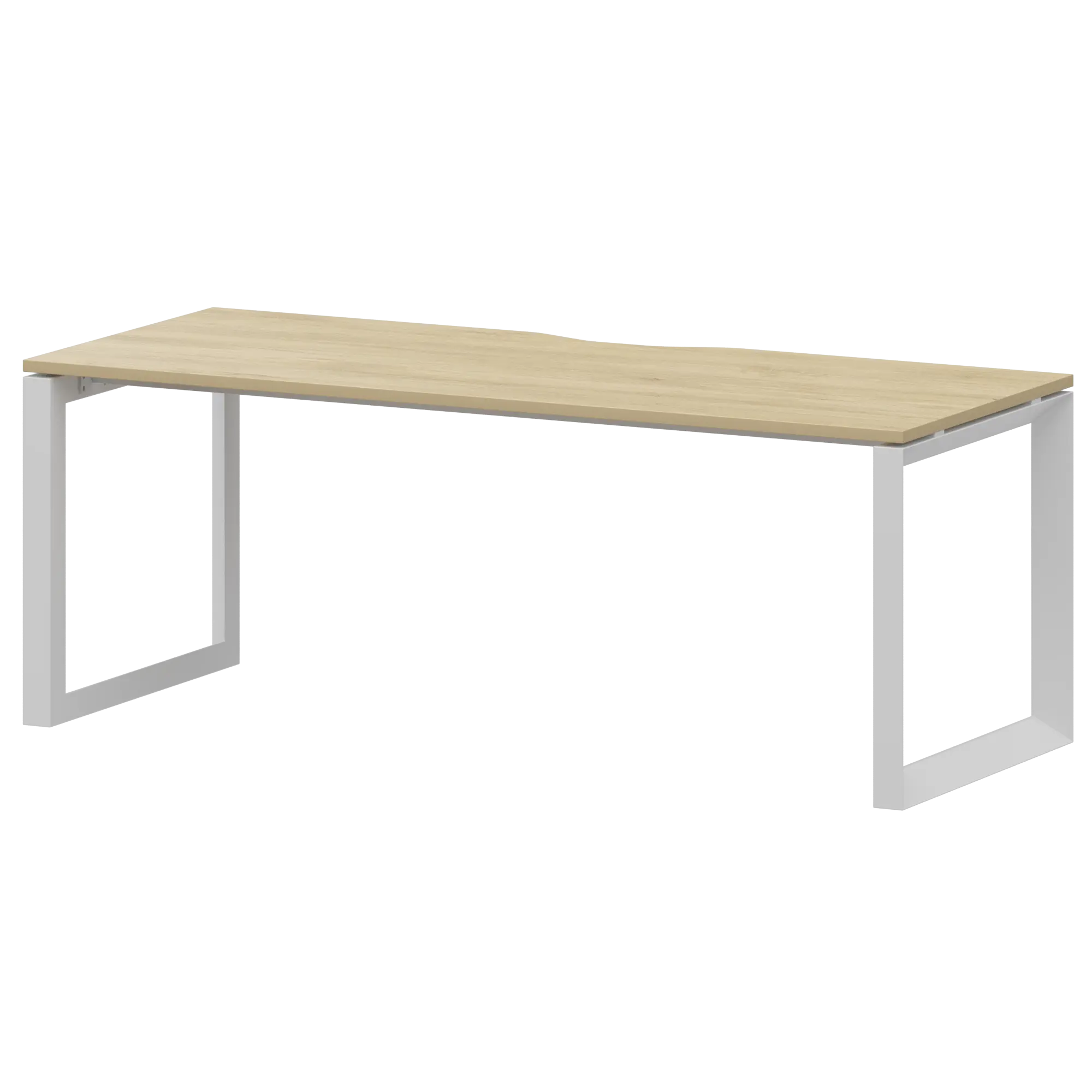 Стол на металлокаркасе Аргентум-МП НТМП.О-200 Баттл Рок/Белый