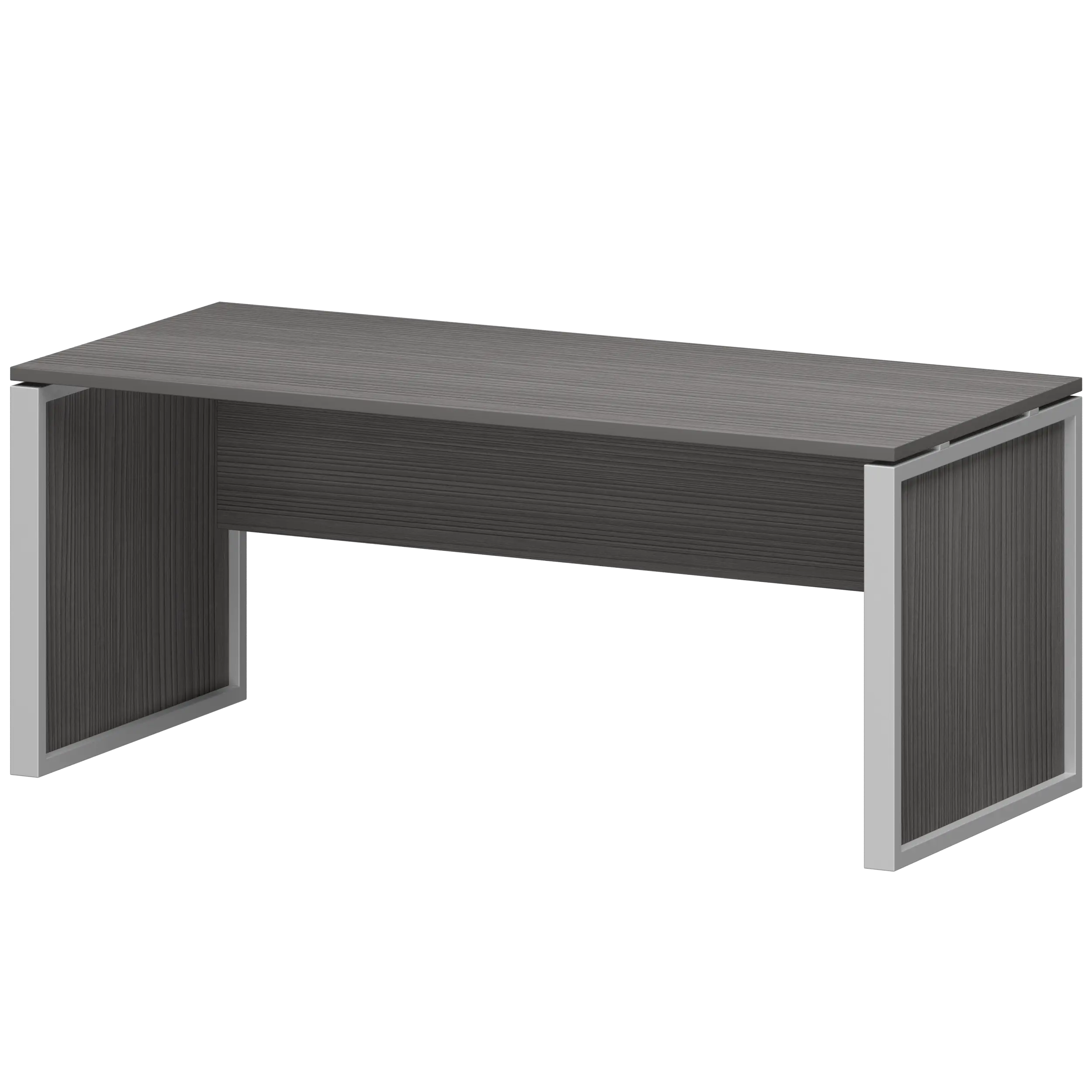 Стол руководителя Аргентум-М НТМ-180 Лиственница/Металлик