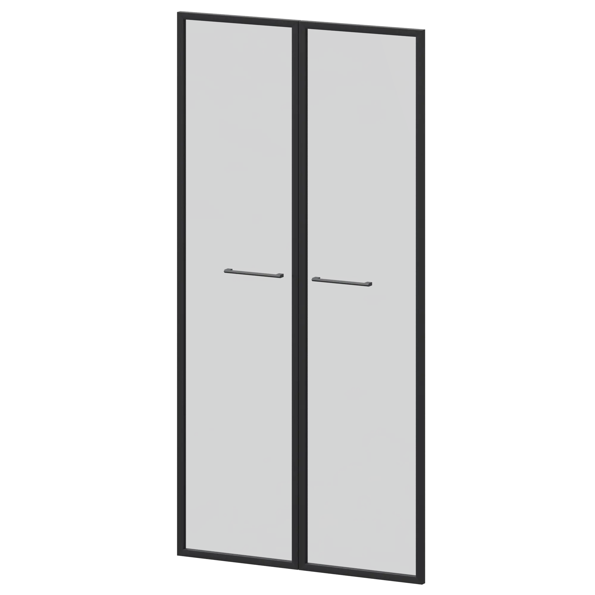 Фасады рамочные стеклянные Кортез KZF-48RS(Ч) Тонированный