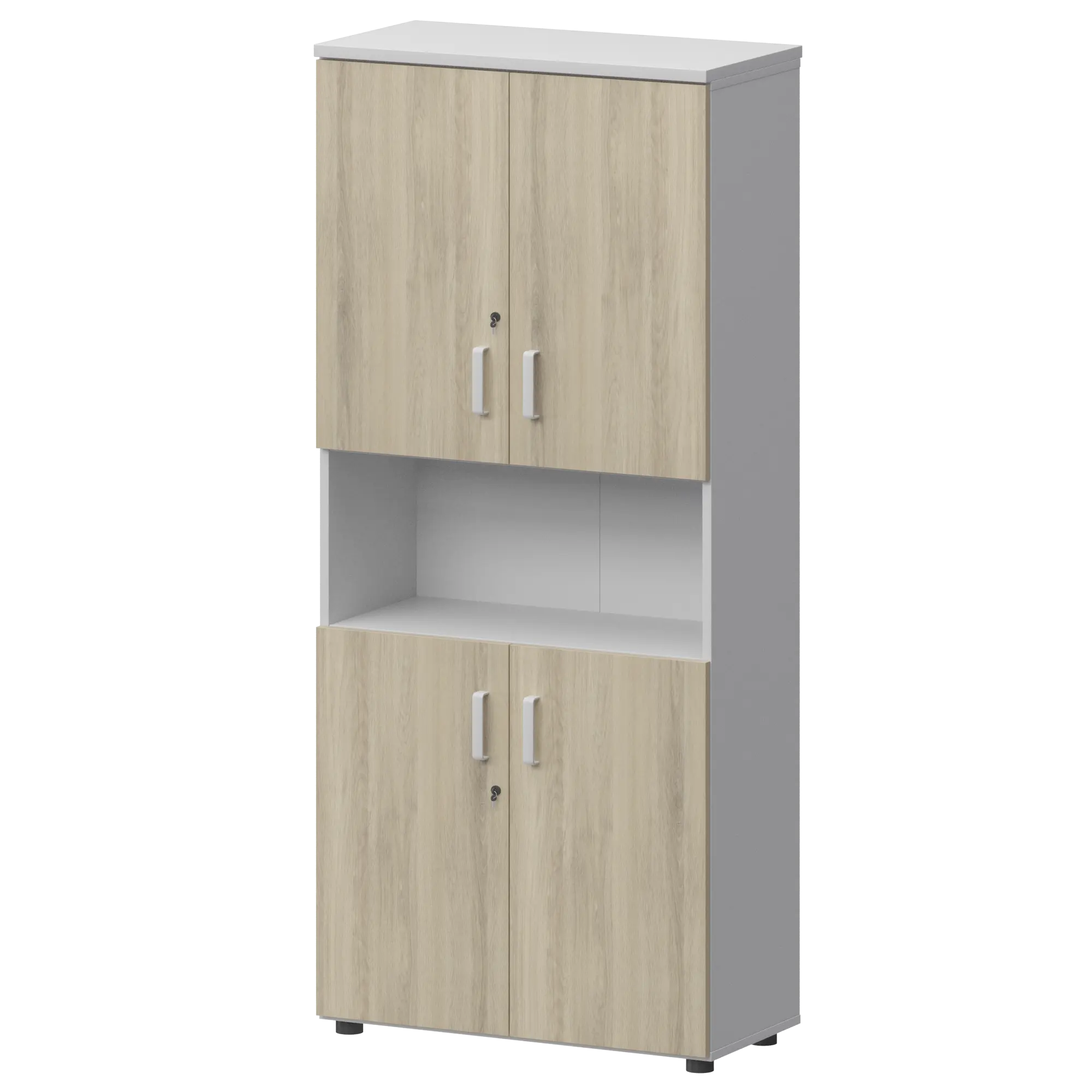 Шкаф Смарт СМШ-58Д4 Тип1 Белый/Кронберг