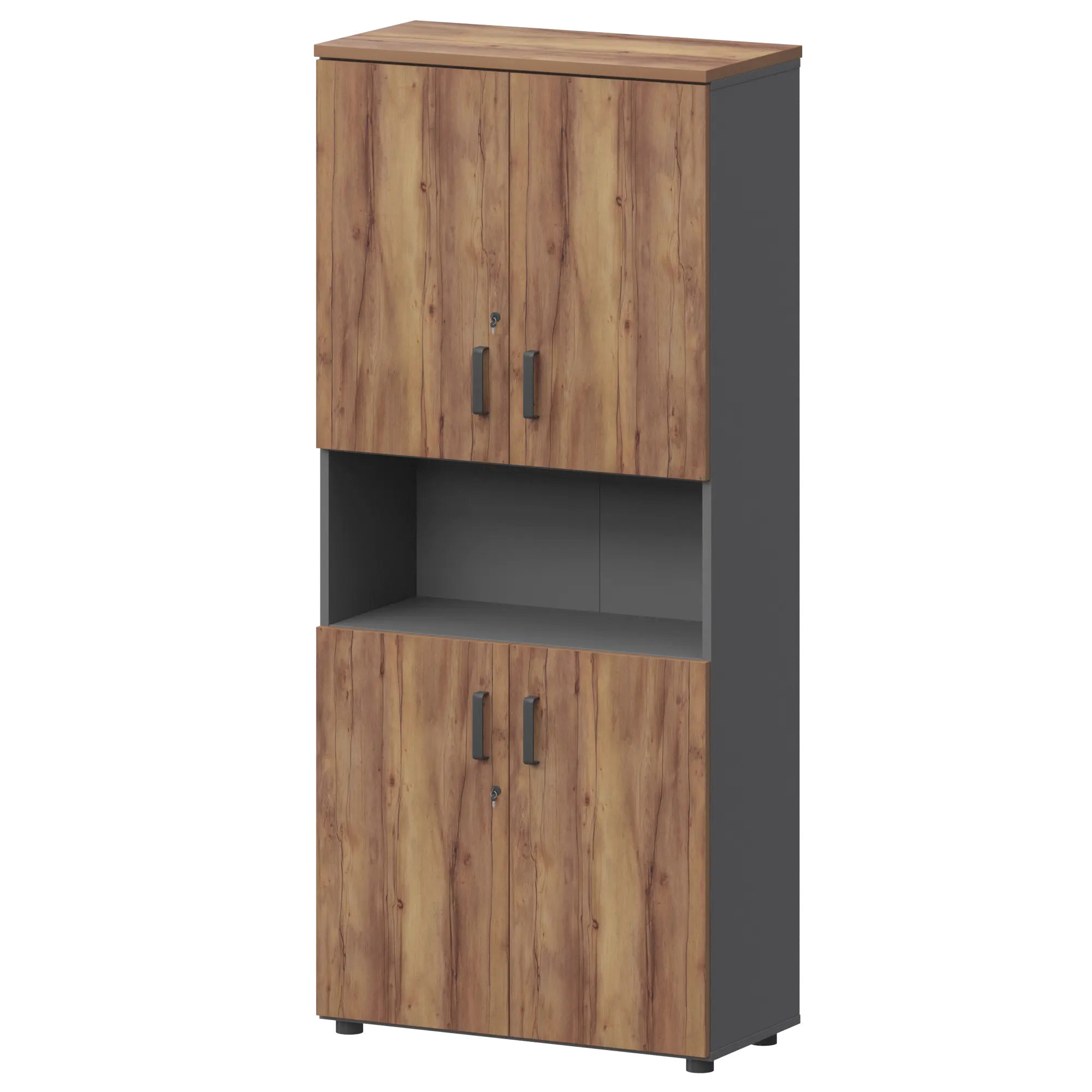 Шкаф Смарт СМШ-58Д4 Тип2 Графит/Таксония