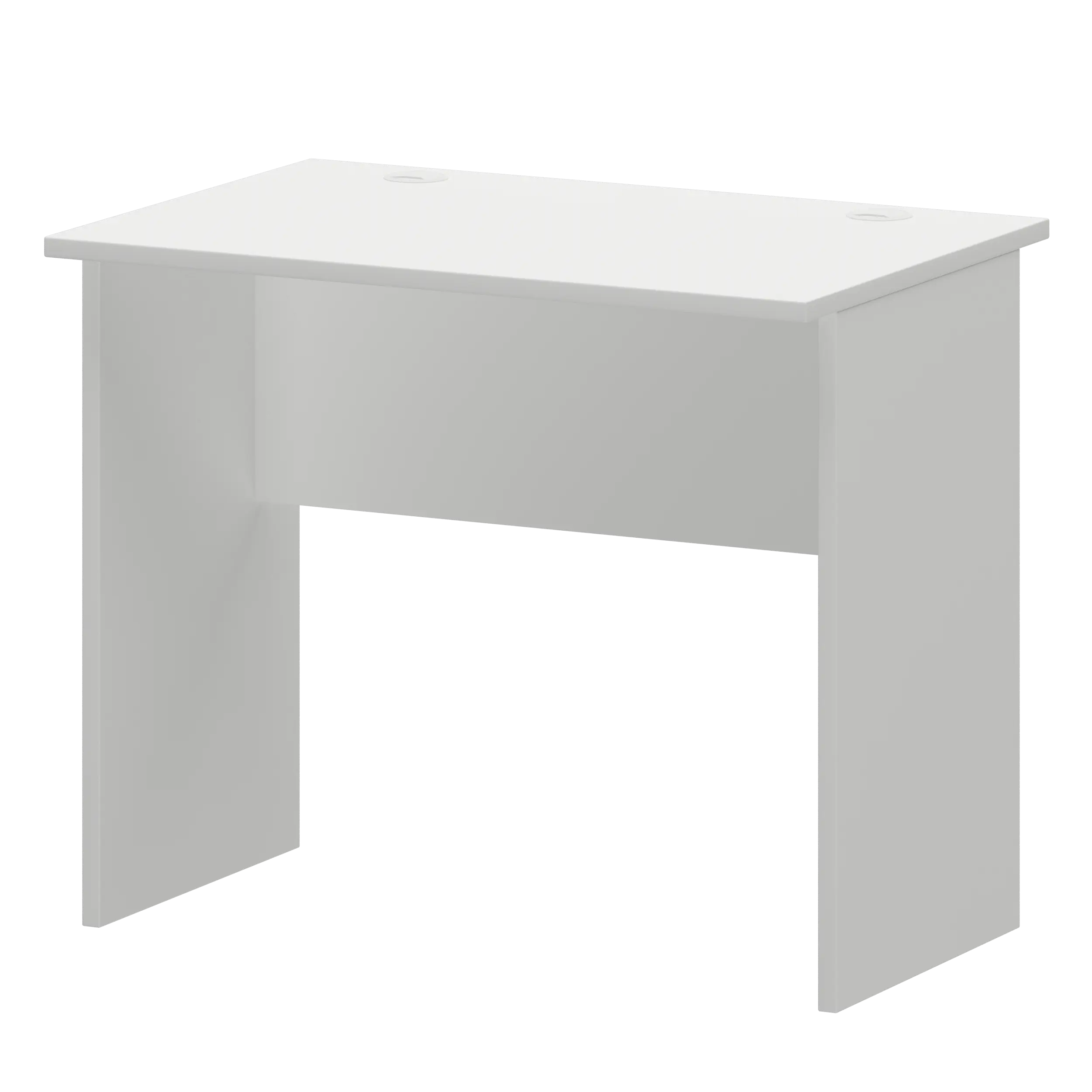 Стол с левым и правым кабель каналом Арго А-001.60.К Белый