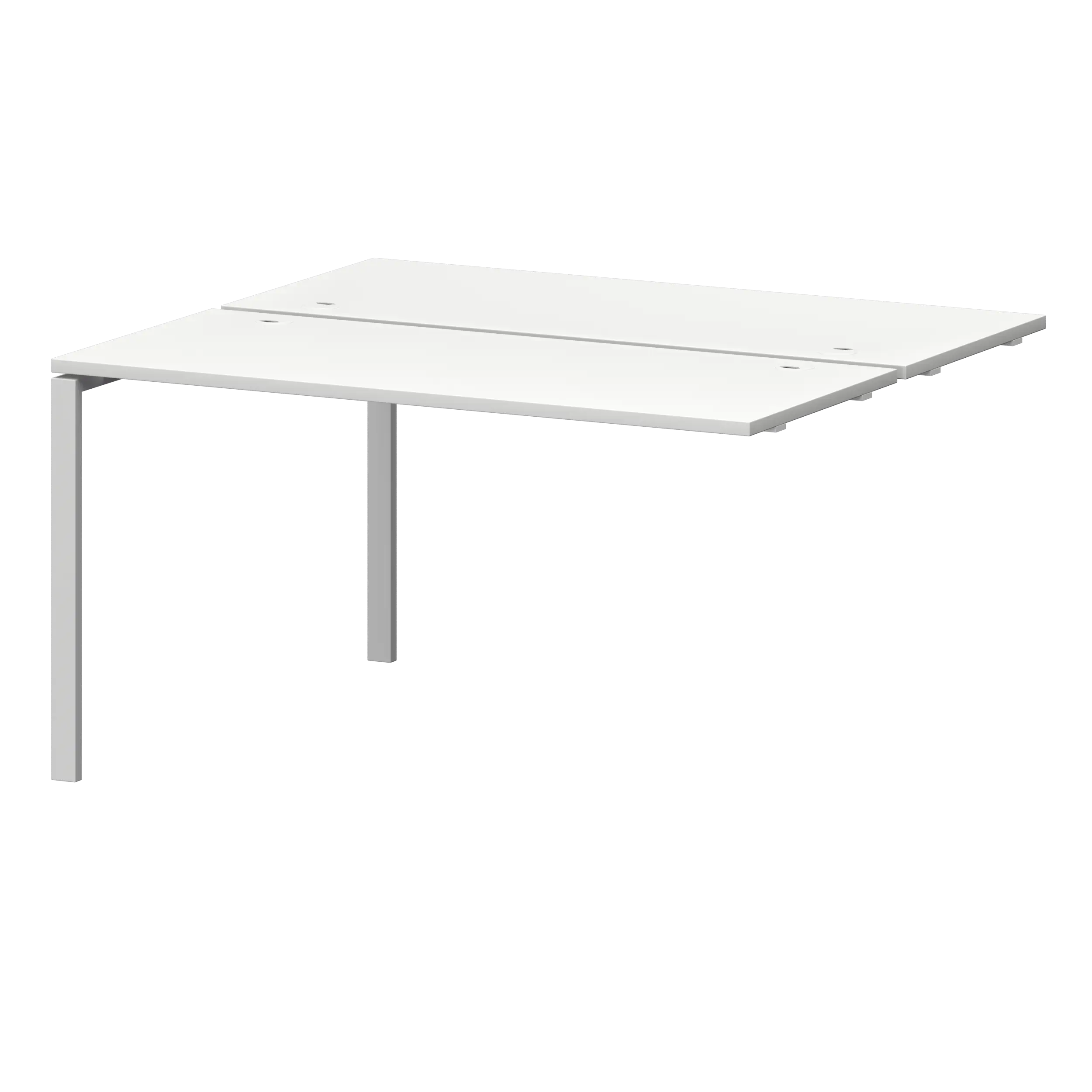 Модуль двойной универсальный на металлокаркасе Смарт СМС2-П-16К.120Э.Пр25 Белый/Белый