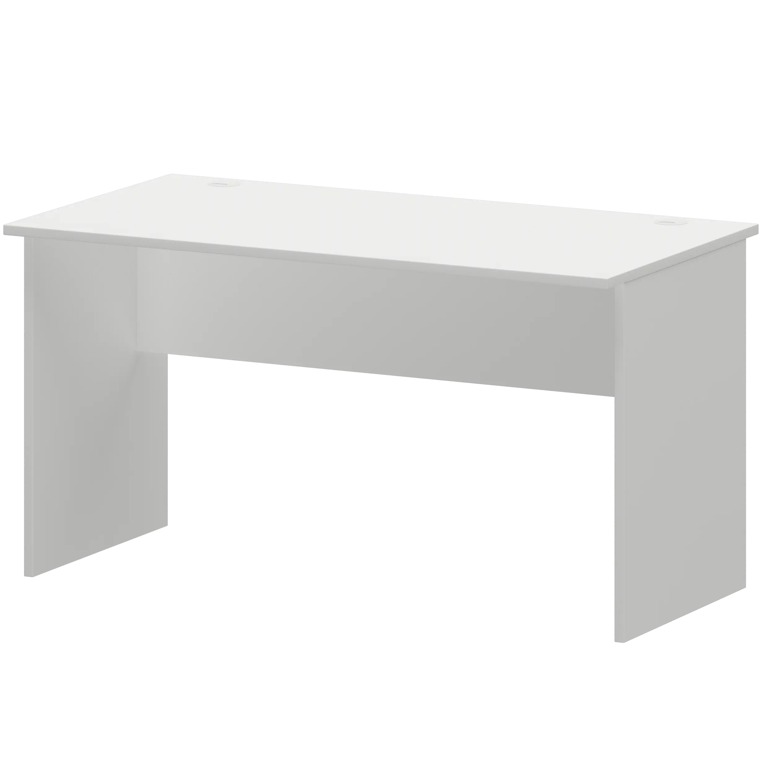 Стол с левым и правым кабель каналом Арго А-003.К Белый