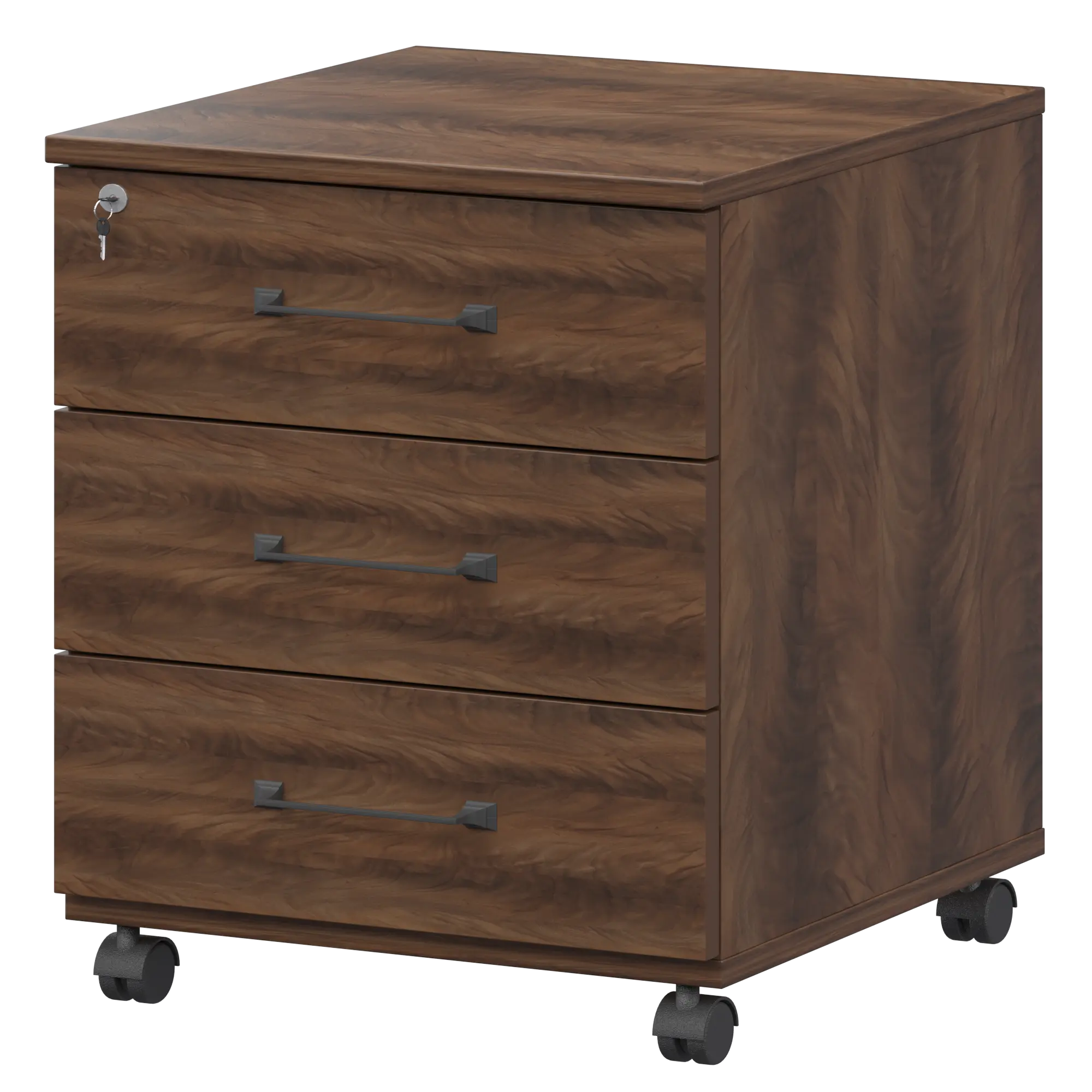 Тумба мобильная с центральным замком Приоритет К-923 Лагос