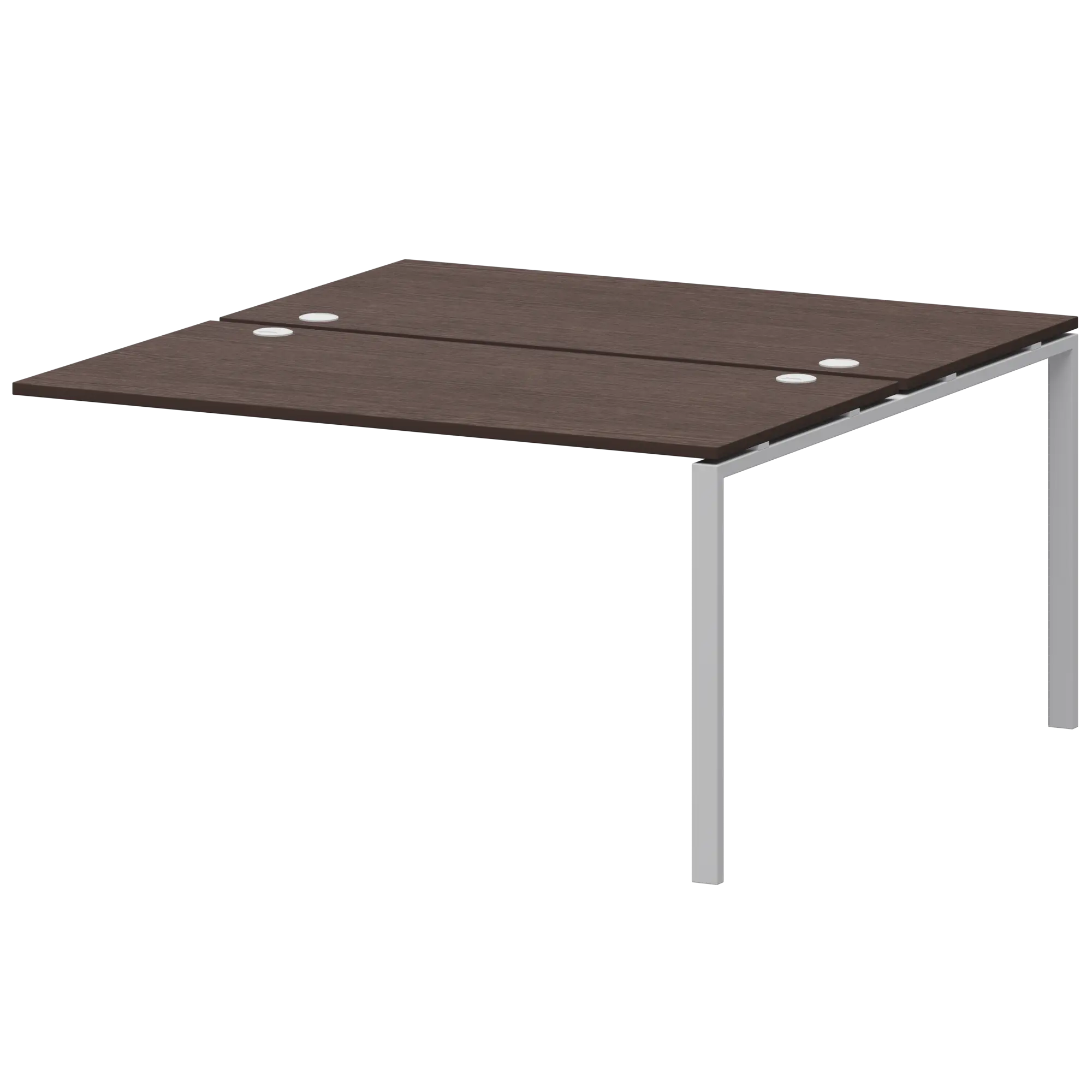 Модуль двойной на 2 рабочих места Арго-М АМБЭ-004.60 Дуб венге/Белый