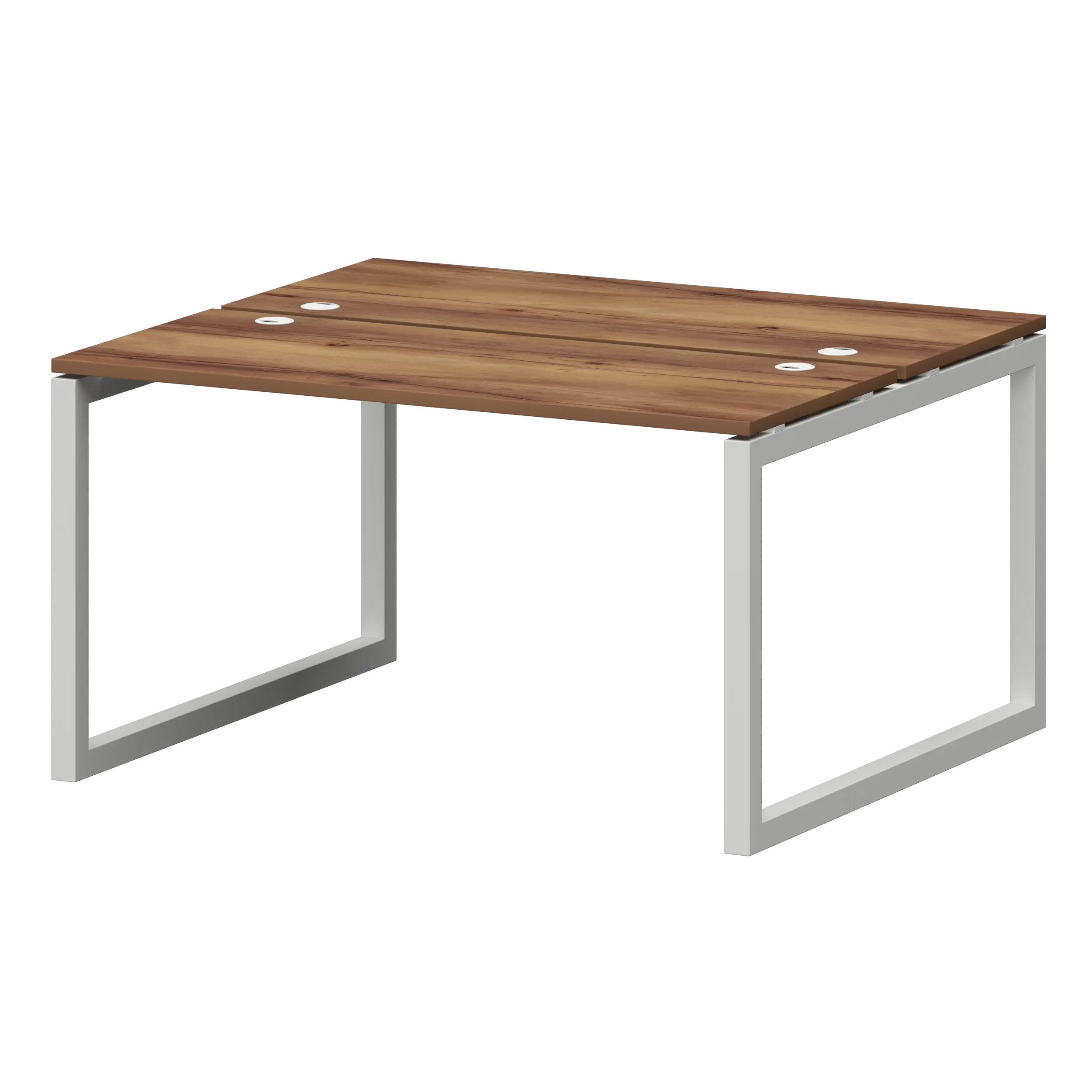 Бенч двойной на металлокаркасе Смарт СМС2-О-14К.120.Пр50 Таксония/Белый