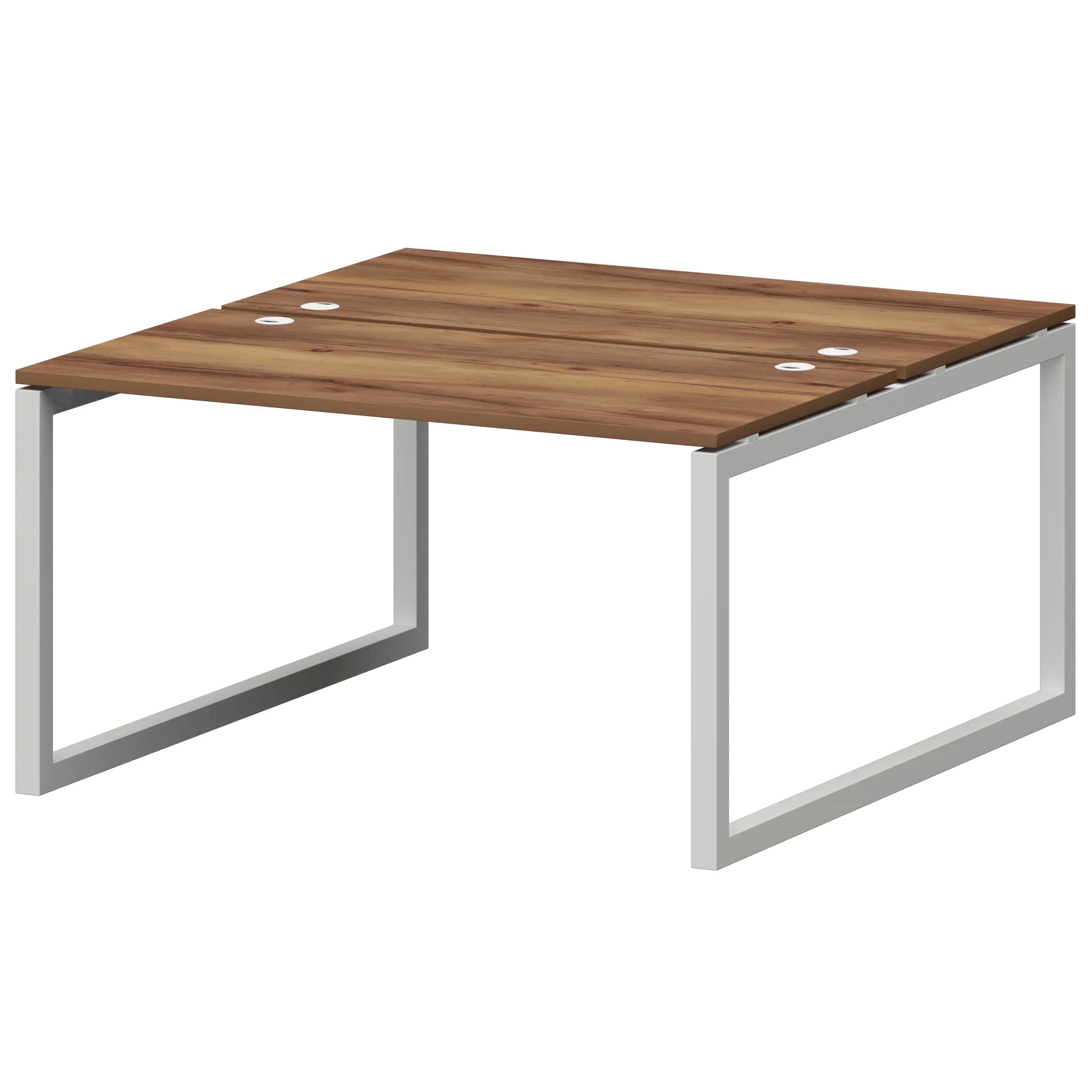 Бенч двойной на металлокаркасе Смарт СМС2-О-16К.149.Пр50 Таксония/Белый