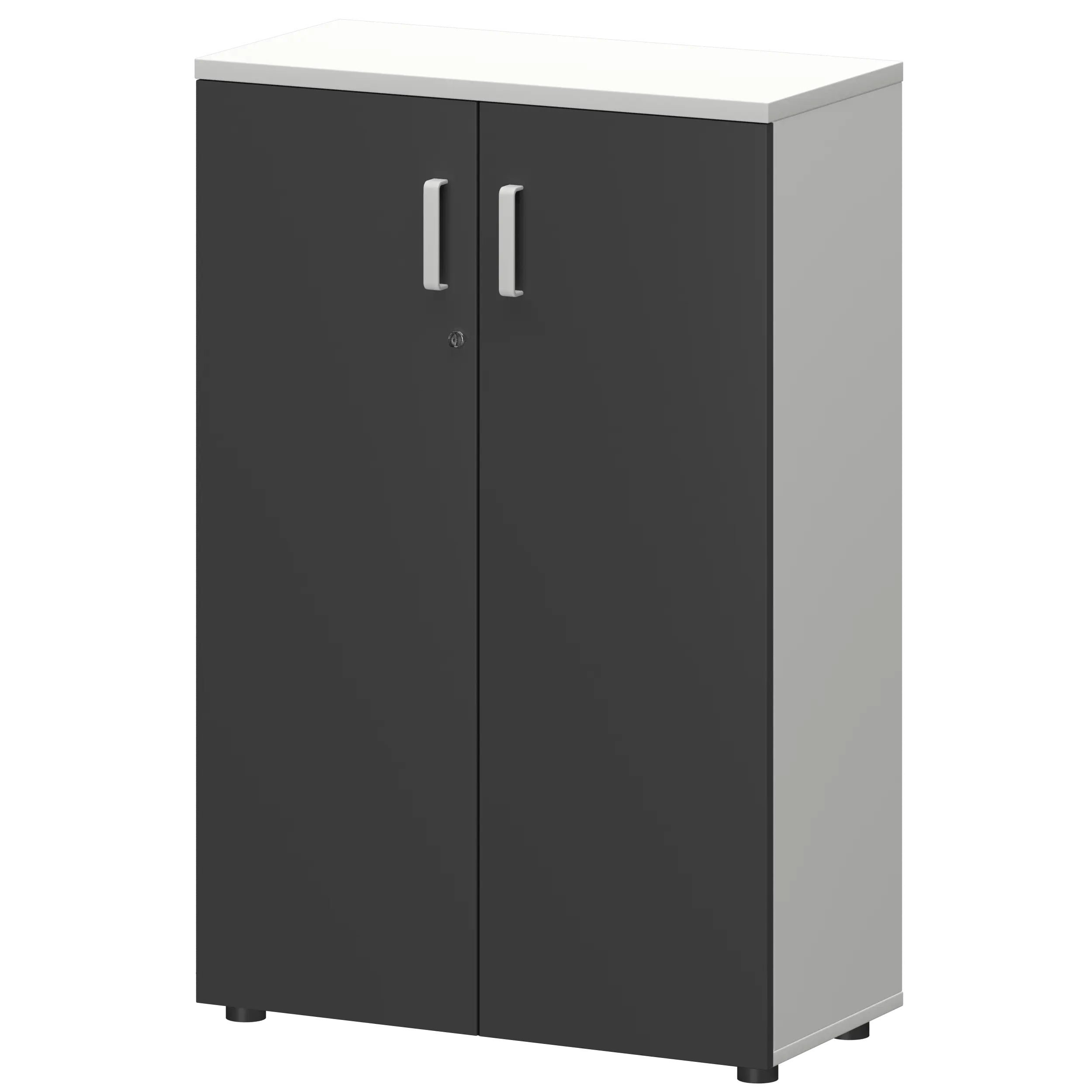 Шкаф Смарт СМШ-38Д Тип1 Белый/Графит