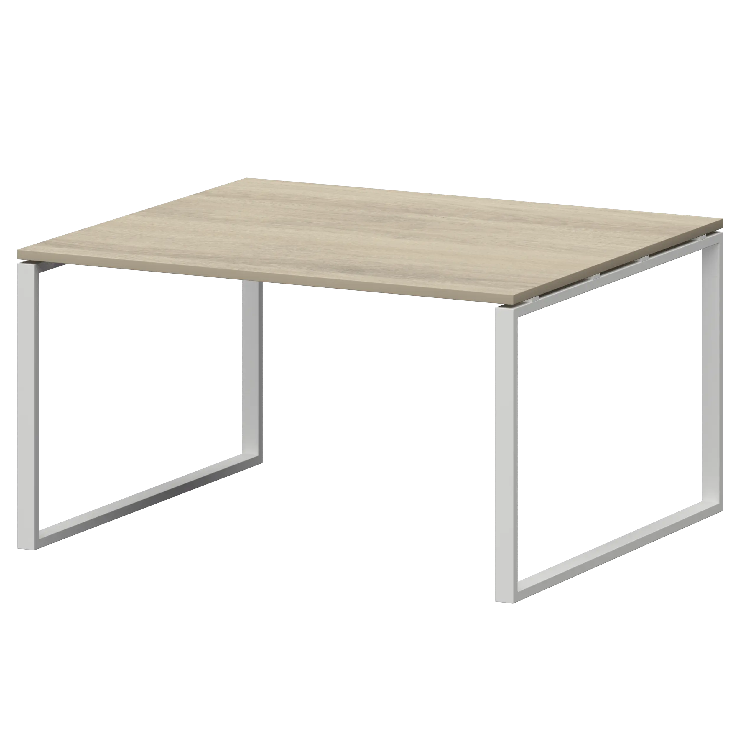 Стол переговорный на металлокаркасе Смарт СМСП-О-12.123.Пр25 Кронберг/Белый