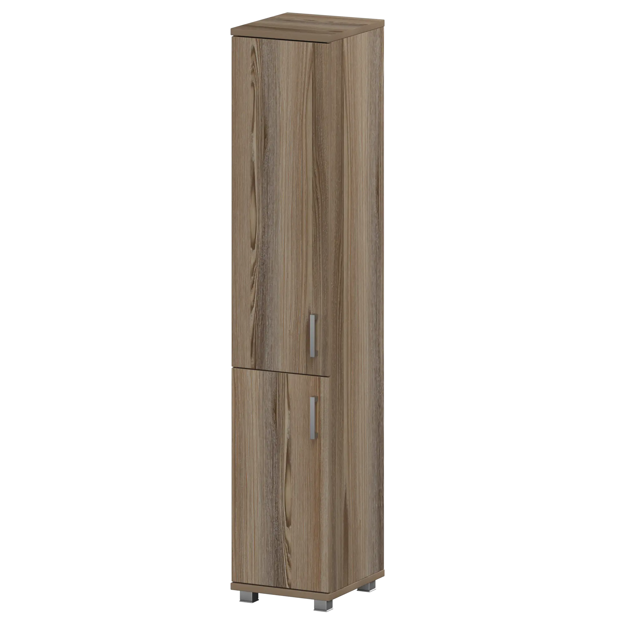 Стеллаж высокий узкий закрытый Аргентум "НТ-540;НТ-600;НТ-601" Дуб сафари