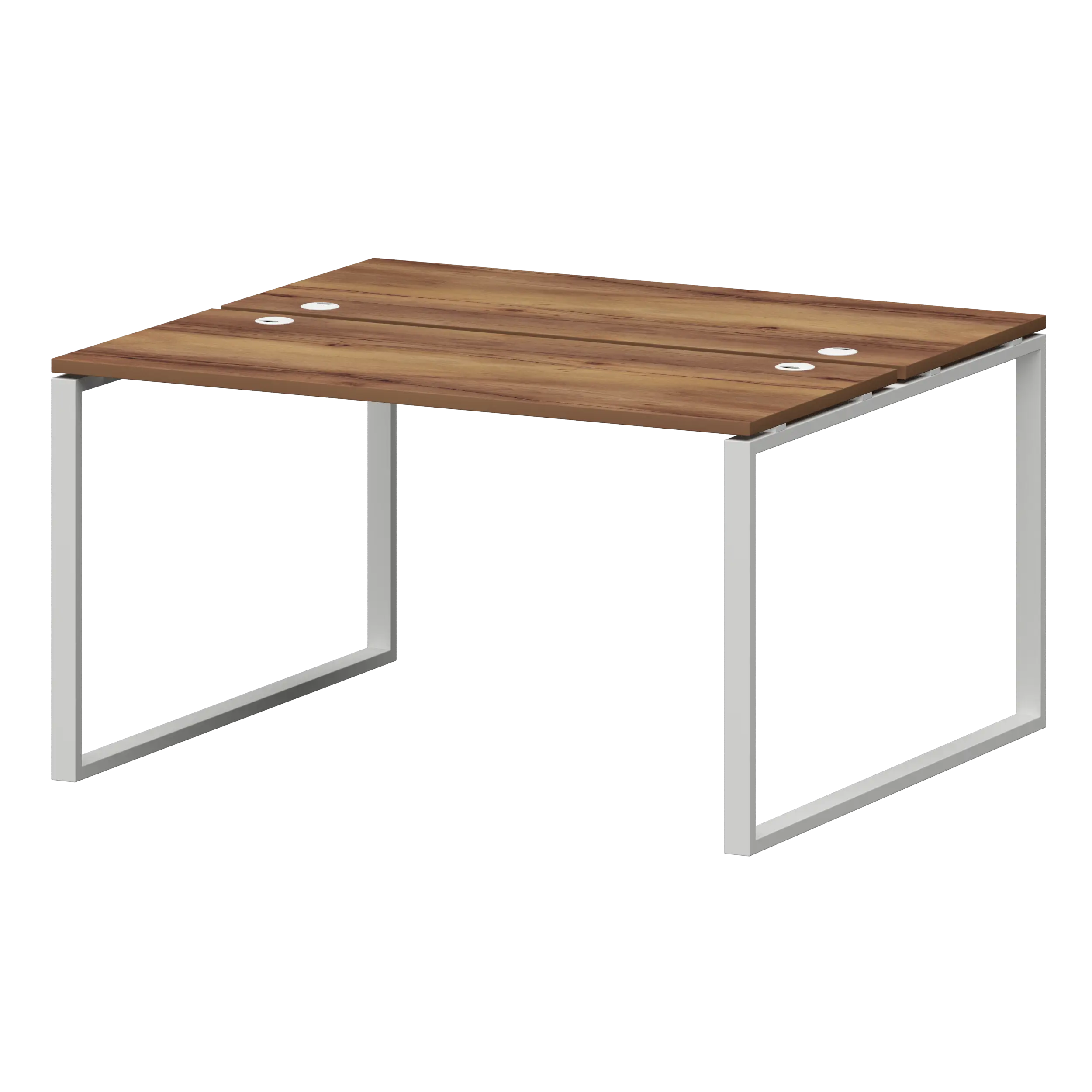 Бенч двойной на металлокаркасе Смарт СМС2-О-18К.120.Пр25 Таксония/Белый