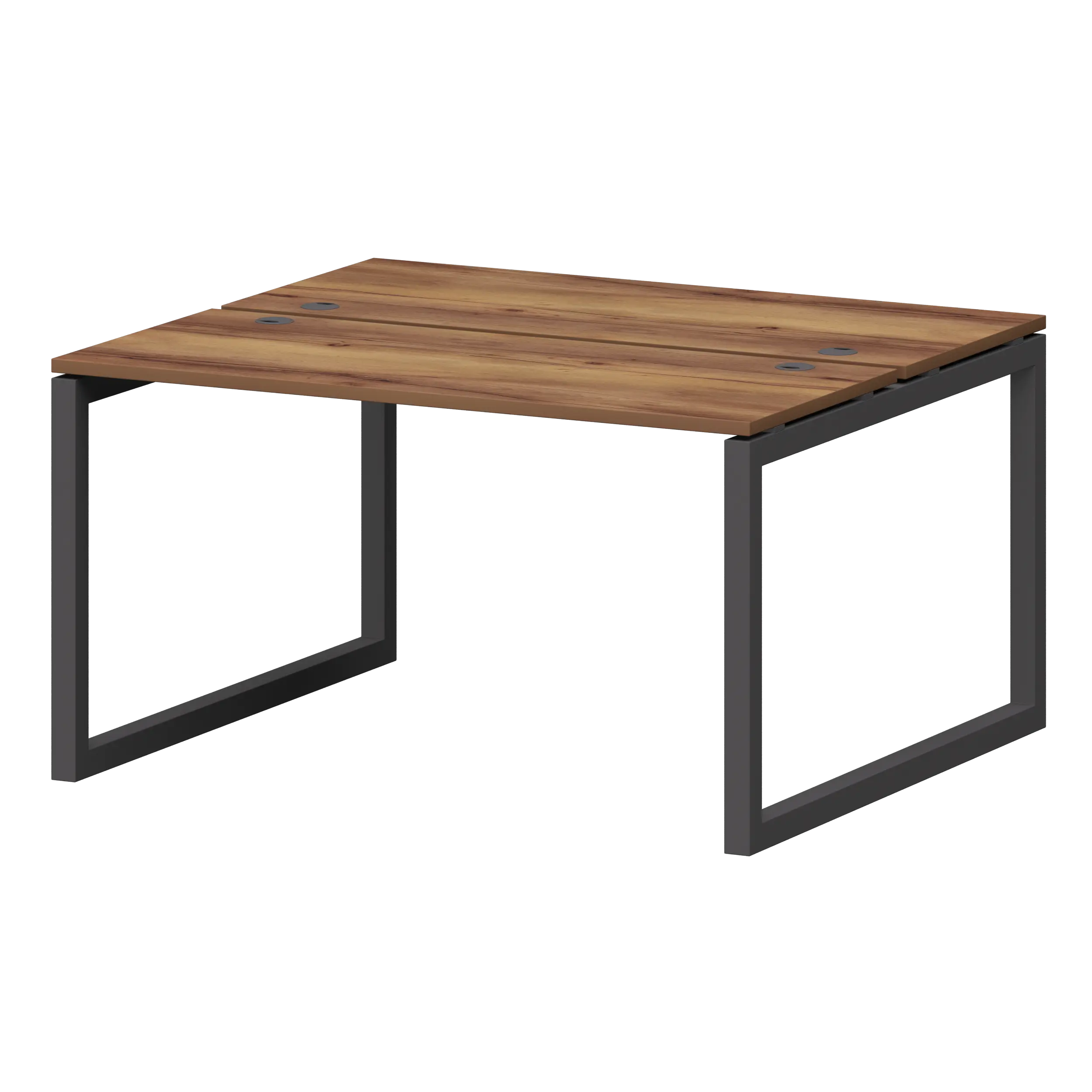 Бенч двойной на металлокаркасе Смарт СМС2-О-10К.120.Пр50 Таксония/Антрацит