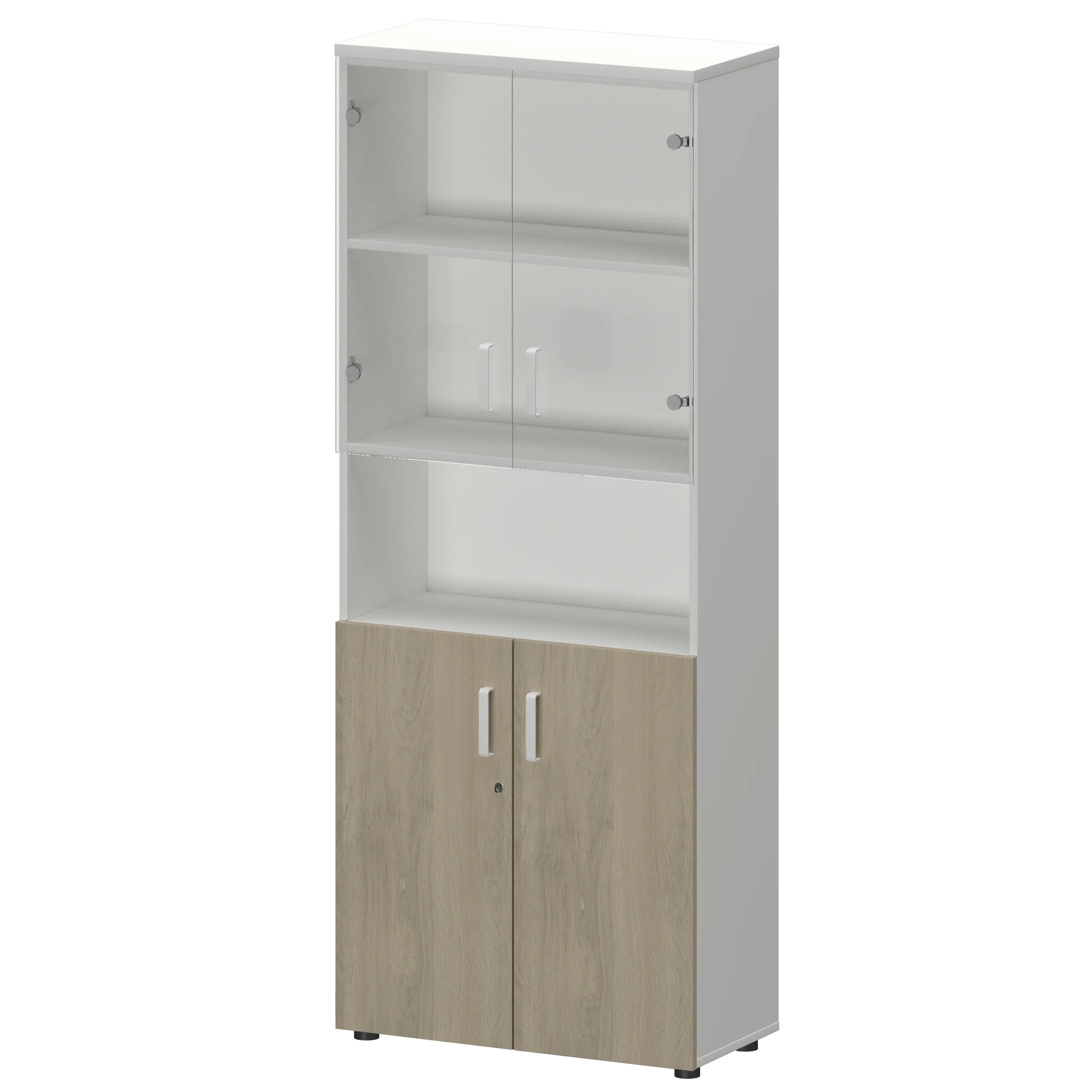 Шкаф Смарт СМШ-58Д2С2 Тип1 Белый/Кронберг