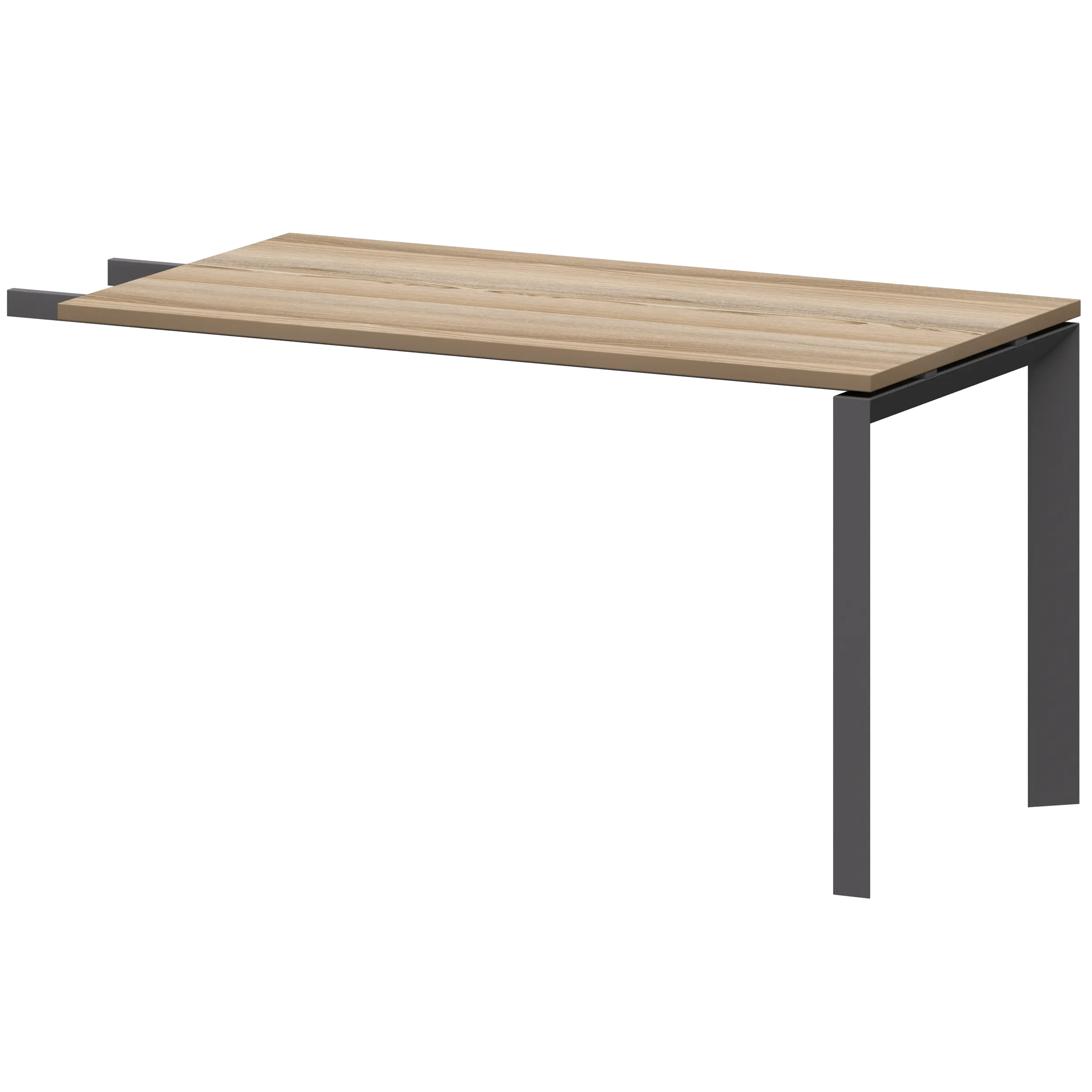 Бриф-приставка на металлокаркасе Аргентум-МП НТМПБ-П-735 Дуб сафари/Антрацит