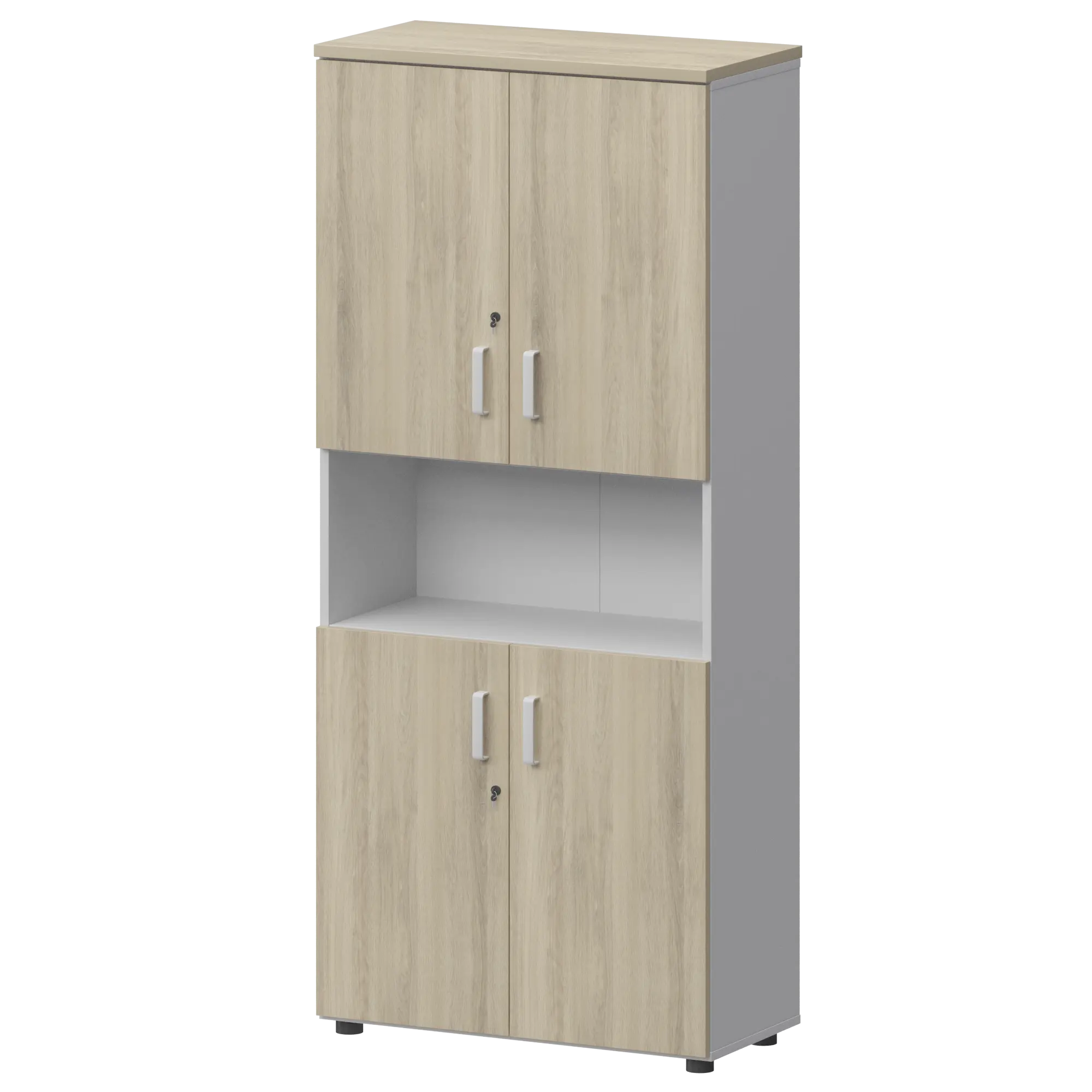 Шкаф Смарт СМШ-58Д4 Тип2 Белый/Кронберг